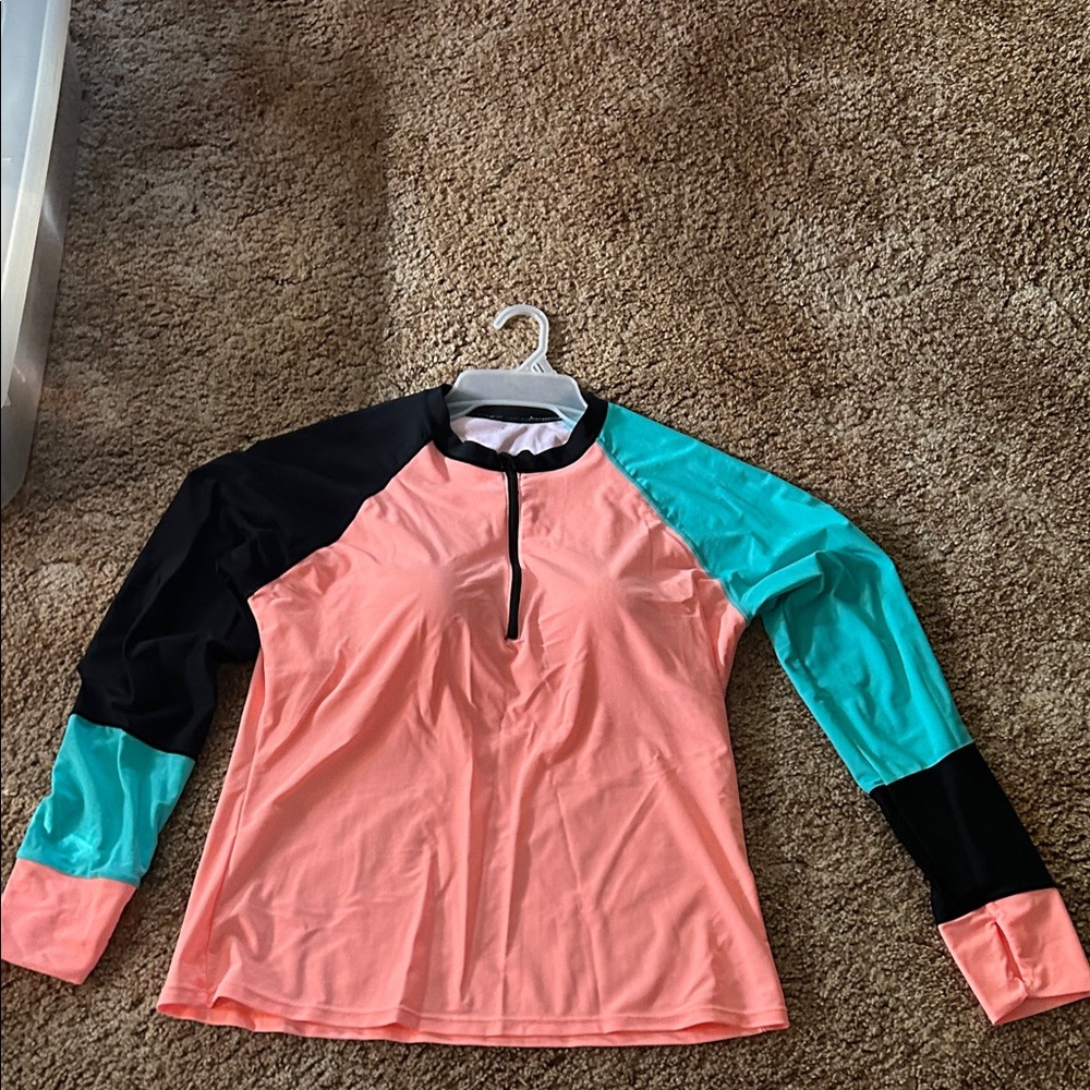 Colorblock Long Sleeve Top